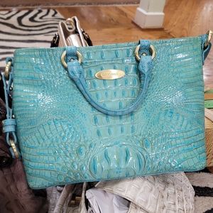 Brahmin teal purse